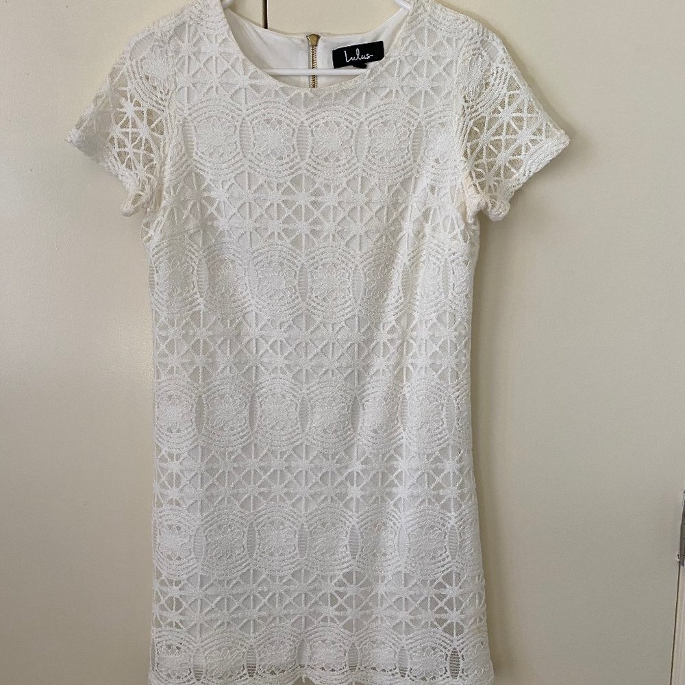 White Lace Lulu's Dress